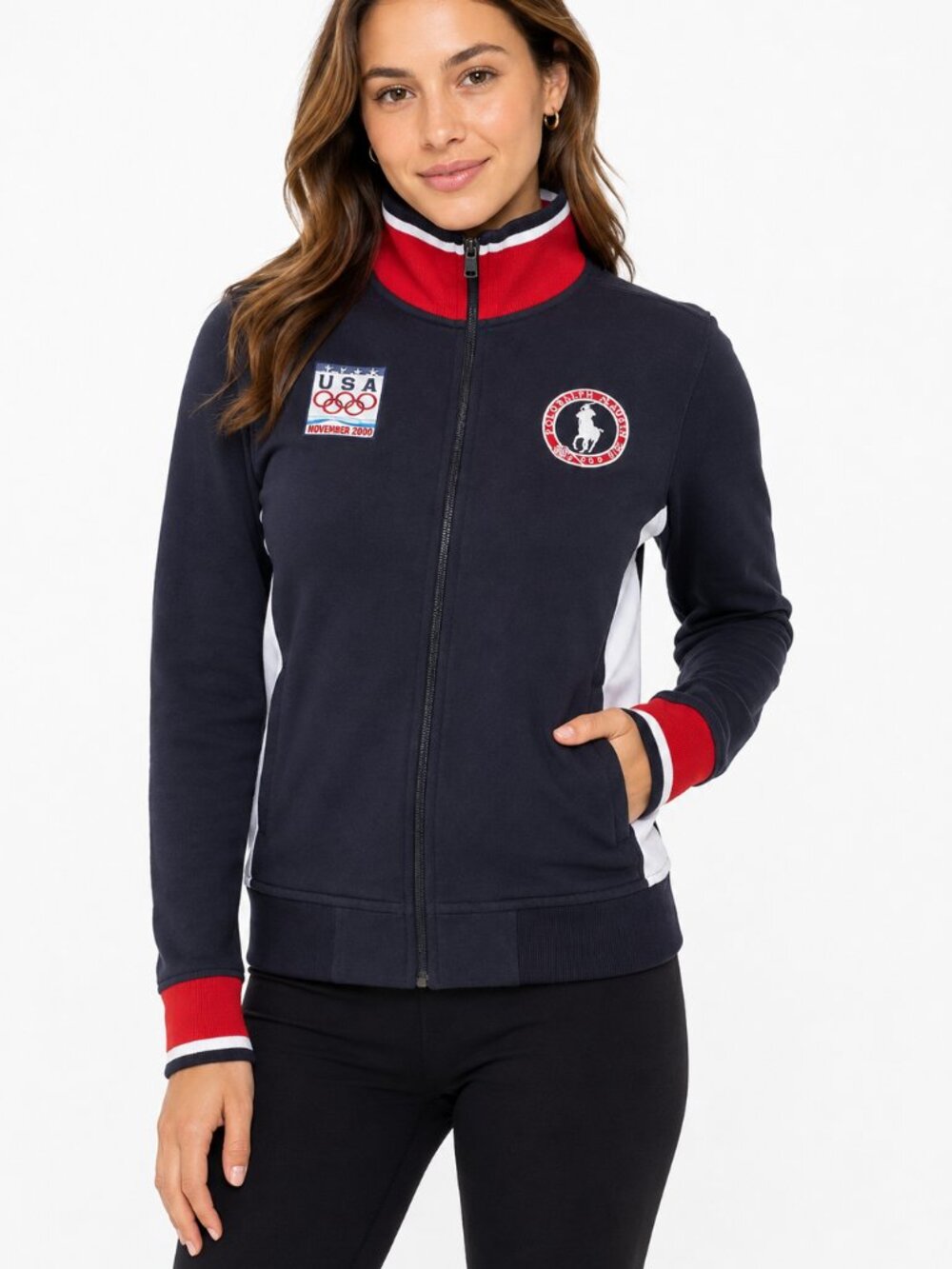 Ralph Lauren 2010 Team USA Olympic Full Zip Sweatshirt Size XS